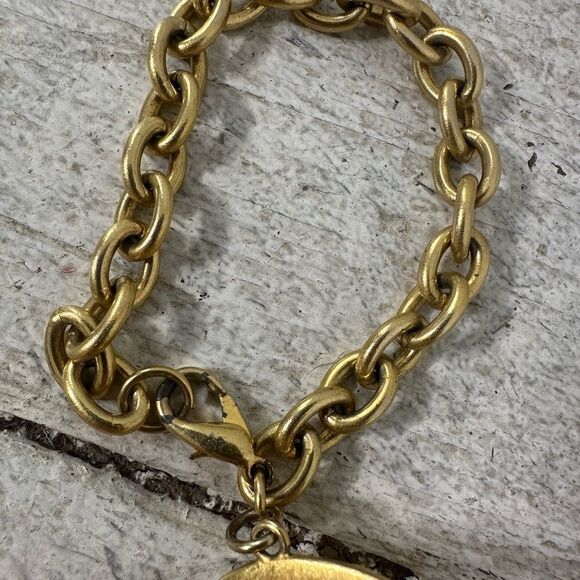 Vintage Signed Save Our Planet Spinning Globe Bracelet - Picture 2 of 6